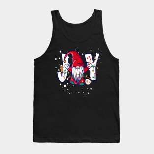 Christmas Gnome Merry Christmas Tank Top